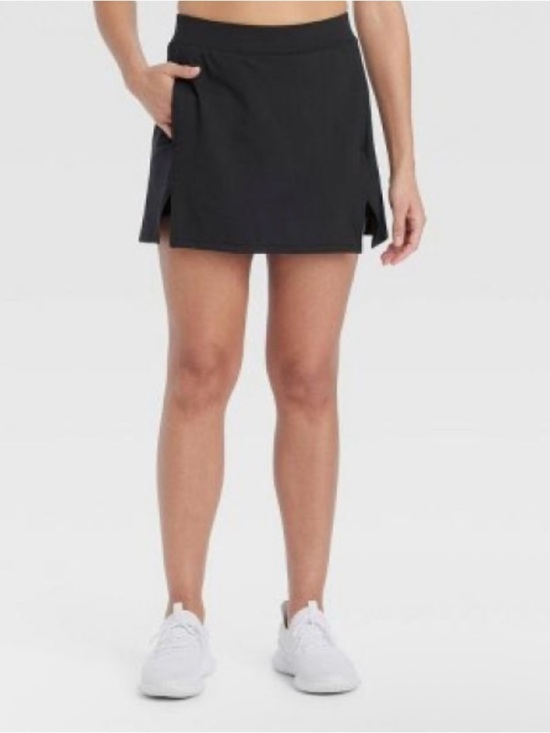 all in motion Dresses & Skirts - All in motion Target Women’s Medium Black Knit Slit Active performance Skort